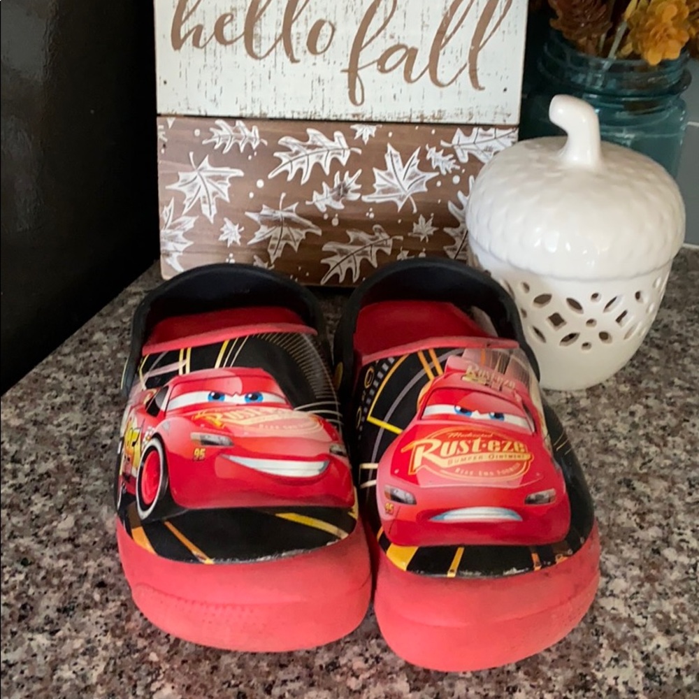Light up Cars crocs